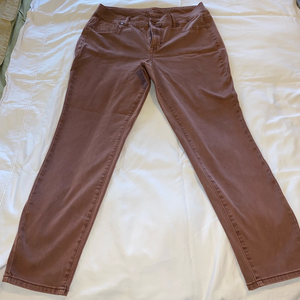 Maurices Straight Leg Skinny Pants